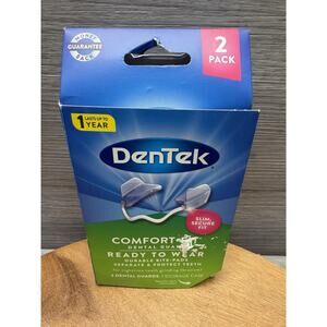 DenTek Comfort-Fit Night Guard, One Size - 2 Pack Slim Secure Fit